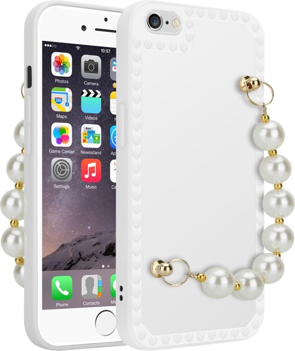 Actual product image Cadorabo Case for Apple iPhone 6 / 6S in TPU pearl style (Apple iPhone 6)