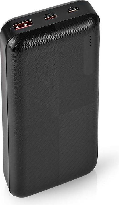 Produktbild Nedis Powerbank | 20000 mAh | 2x 3.0 A | Anzahl der Ausgänge: 2 | Ausgangsanschluss: 1x USB-A / 1x U (20000 mAh, 18 W, 18 Wh)