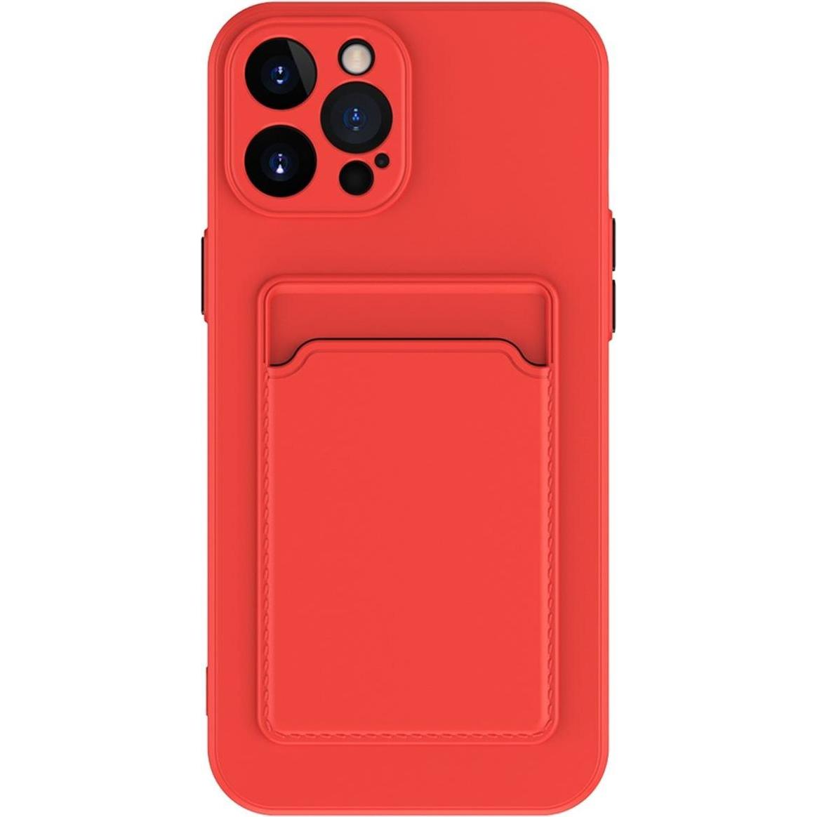 König Design Schutz Handy Hülle für Apple iPhone 15 Pro Case Cover Etuis Bumper Kartenfach (Apple iPhone 15 Pro), Smartp...