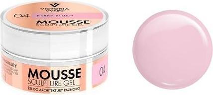 Produktbild Visconti Di Modrone Victoria Vynn Thixotropic Mousse Sculpture Gel 15ml Nails Building Extension 04 Berry Blush (04 Berry Blush, Gel-Effekt Nagellack)