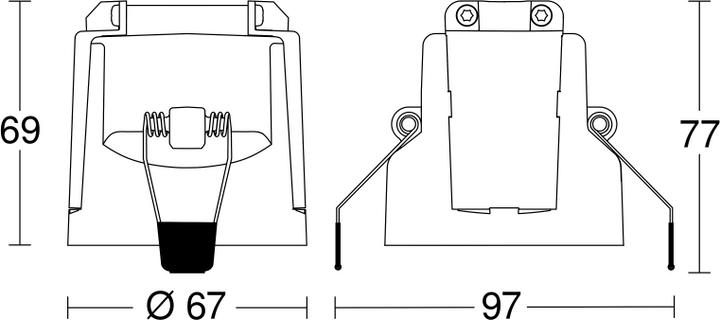 Image du produit Steinel Bus détecteur de présence KNX Einb ws 360° v180° 079604 (9 m)