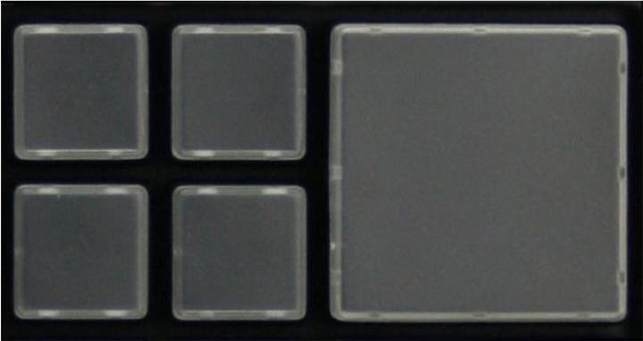 Actual product image Active Key 2x2 Relegendable MX keycap Black
