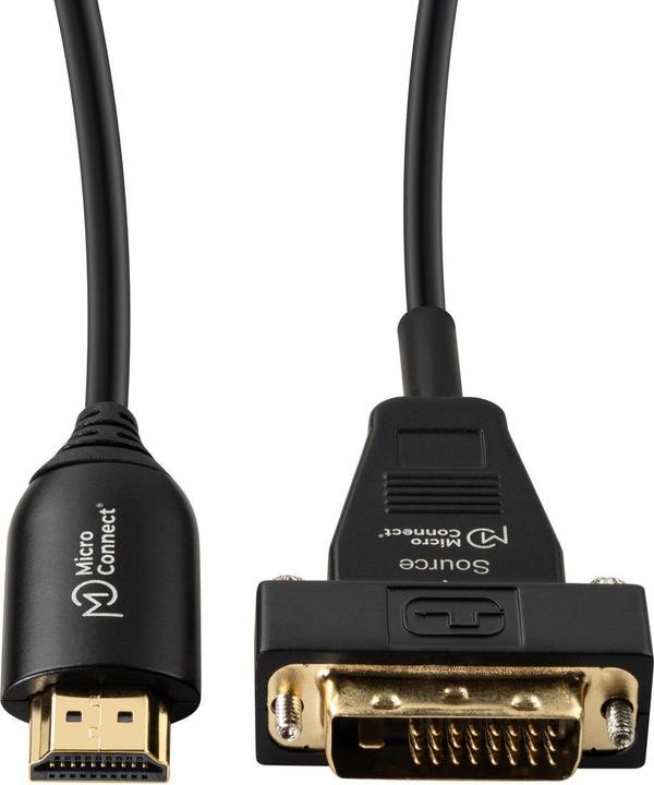 Image du produit MicroConnect Câble optique Premium DVI - HDMI (30 m)