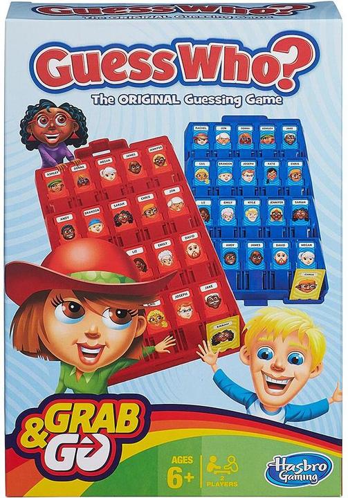 Actual product image Hasbro Gaming Guess Who? Grab and Go Board game Educational (Multilingual)