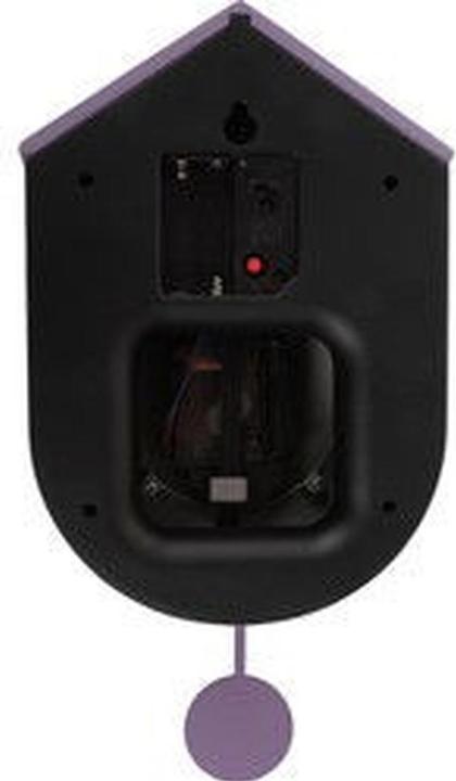 Produktbild Karlsson Wandklok Grato Cuckoo - Donkerpaars - 9.2x17.5x33.2cm - Wandklok Scandinavisch