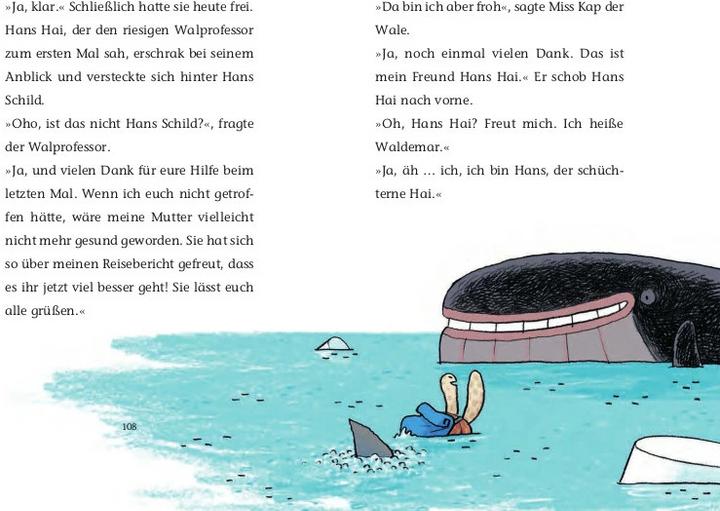 Actual product image Viele Grüsse vom schüchternen Hai (German, Jörg Mill, Megumi Iwasa, Ursula Gräfe, 2021)