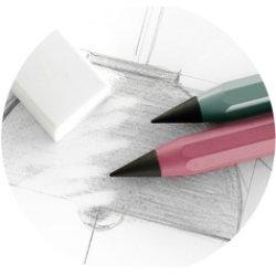 Actual product image Apli Infinite pencil Blue (1 x)