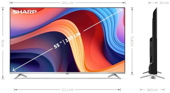 Immagine prodotto Sharp 55GP6260E (55", QLED, 4K, 2023)