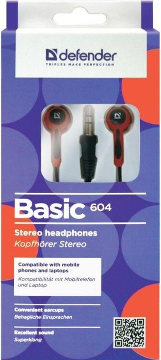 Produktbild Defender Basic 604 - øreproptelefoner
