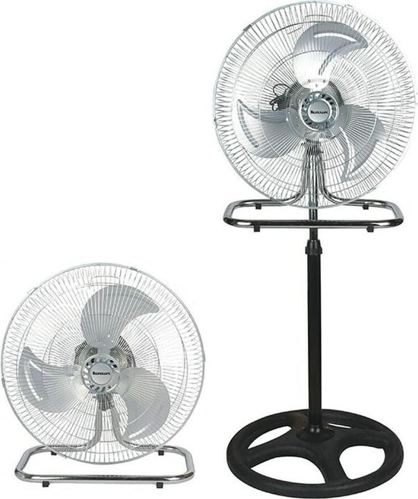 Ravanson WT-7046 household fan Black, Stainless steel