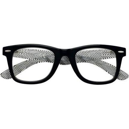 Zippo, Occhiali da sole, Righe Black Sunglasses +1.50