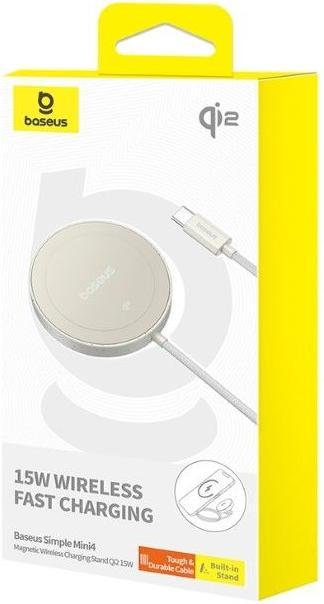 Image du produit Baseus Chargeur sans fil Simple Mini4 Series Qi2 MagSafe (15 W)