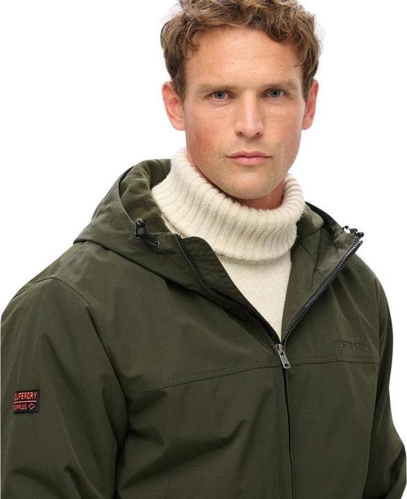 Actual product image Superdry Surplus Nylon Hooded Bomber (L)