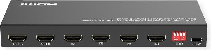 Actual product image Value HDMI 4x2 matrix, 4K60Hz