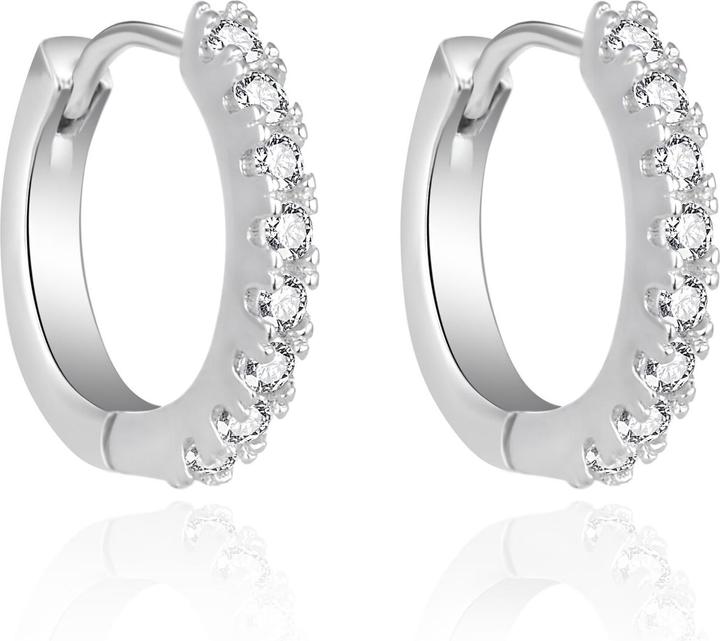 Immagine prodotto Agato - Matching circle earrings with zircons AGT-E201KW