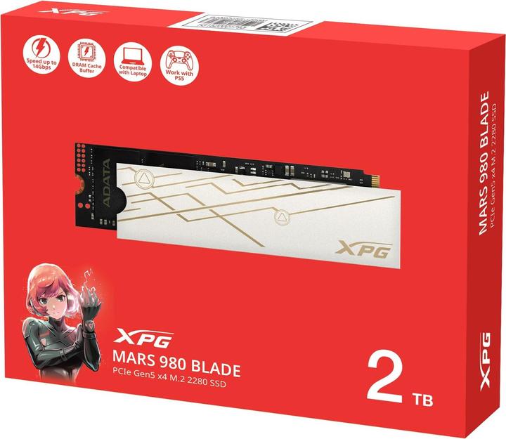 Image du produit Adata XPG MARS 980 BLADE (2000 Go, M.2 2280)