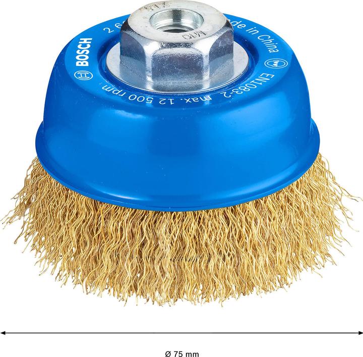 Produktbild Bosch Professional Zubehör PRO Multi Material clean Topfbürste, 75 x 0,3 mm, Gewinde (P12)