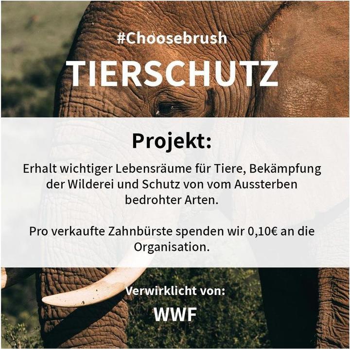 Produktbild Niyok Handzahnbürste Tierschutz 1 Stück (Weich, 1 x)