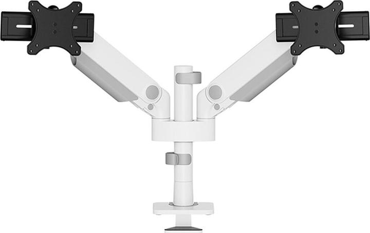Actual product image Neomounts table mount duo 100x100 11kg/24-34"/white/fully movable (Table, 34", 11 kg)