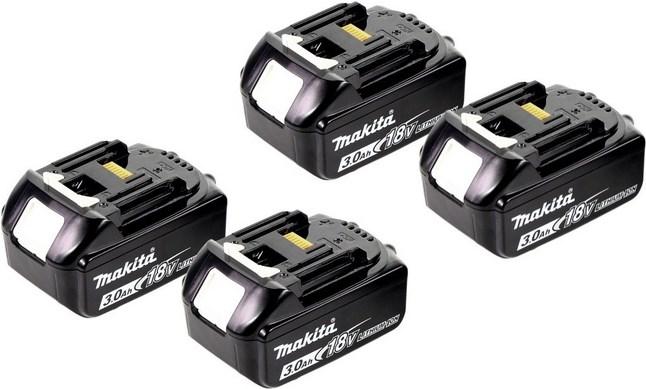 Produktbild Makita Power Source Kit 18V mit 4x BL1830B Akku 3,0Ah + DC18RD Doppelladegerät ( 197720-6 ) + Makpac (18 V)