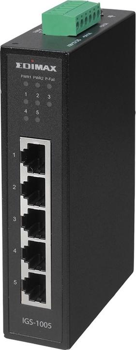 Edimax Pro Rail Switch IGS-1005 5 Port (5 ports)