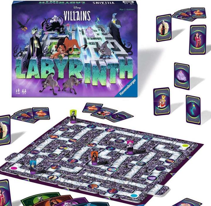 Productafbeelding Ravensburger Schurkenlabyrint (Italiaans, Frans, Portugees, Engels, Duits, Spaans, Meertalig, IJslands)