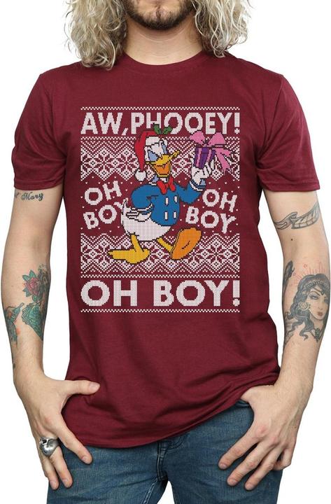 Produktbild Disney Donald Duck Christmas Fair Isle TShirt (XL)