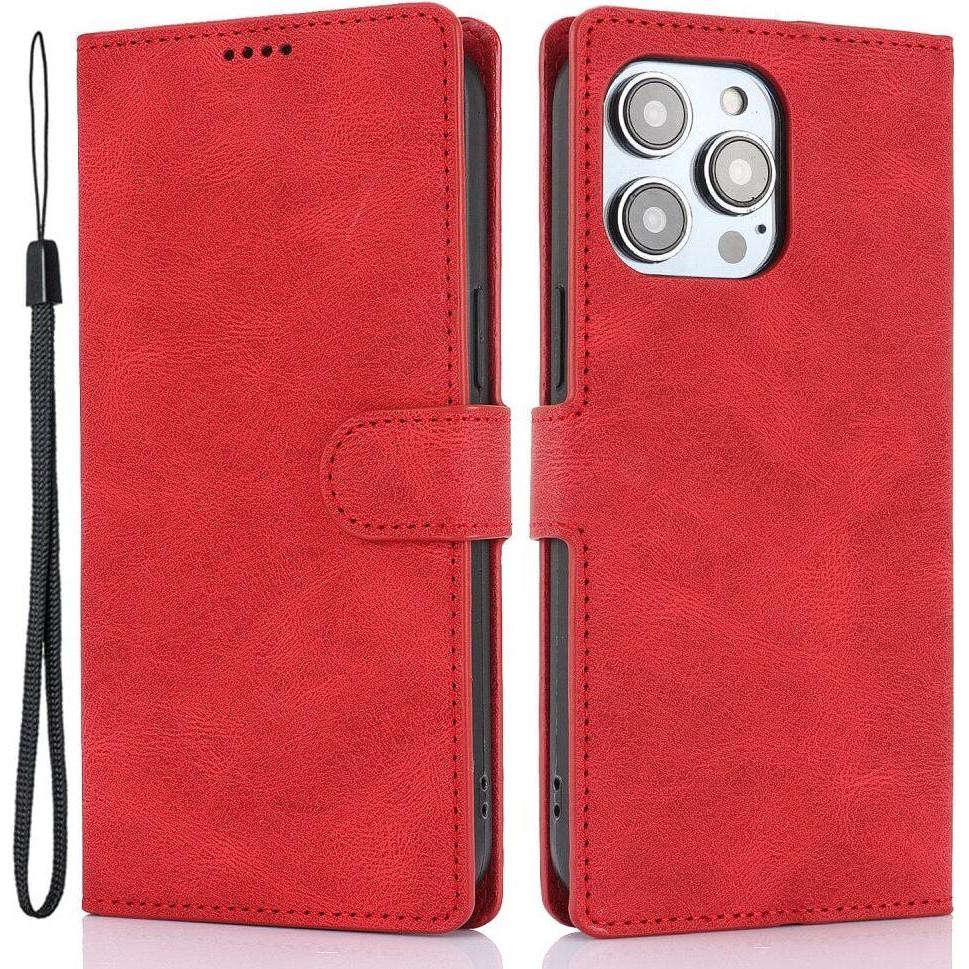 Cover-Discount iPhone 16 Plus - Premium Handyhülle Etui (Apple iPhone 16 Plus), Smartphone Hülle, Rot