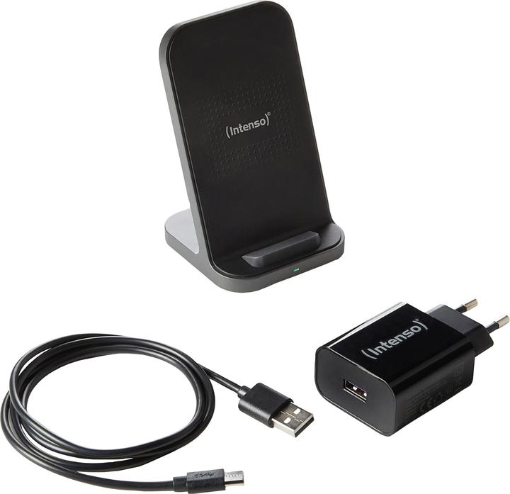 Actual product image Intenso Wireless Charger BSA2 Charger black (15 W)