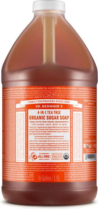 Produktbild Dr. Bronner's Sugar Soap (Flüssigseife, 1900 ml)