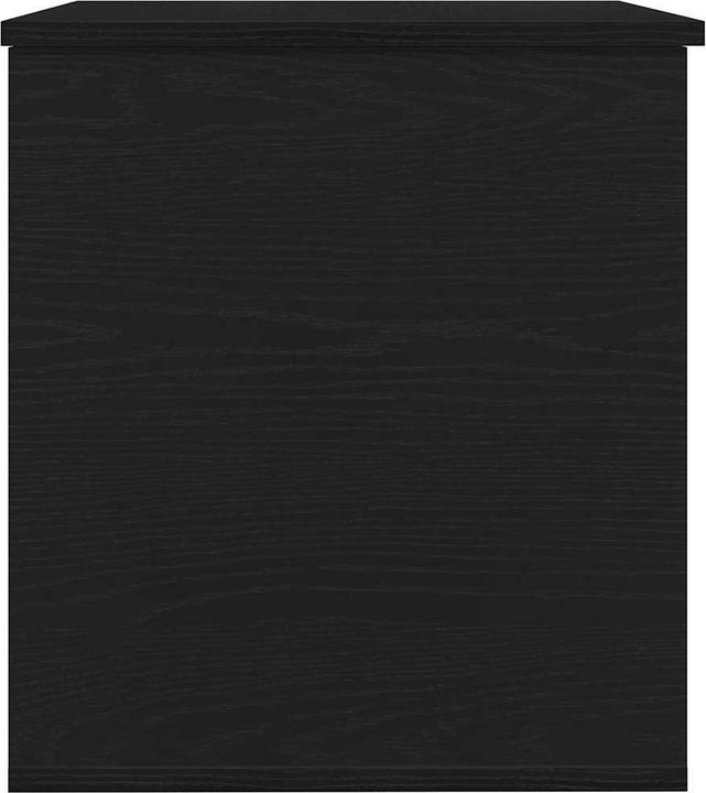 Produktbild VidaXL Aufbewahrungsbox mit Deckel Schwarz Eiche 60x42x46 cm Ingenieurholz (115.92 l)