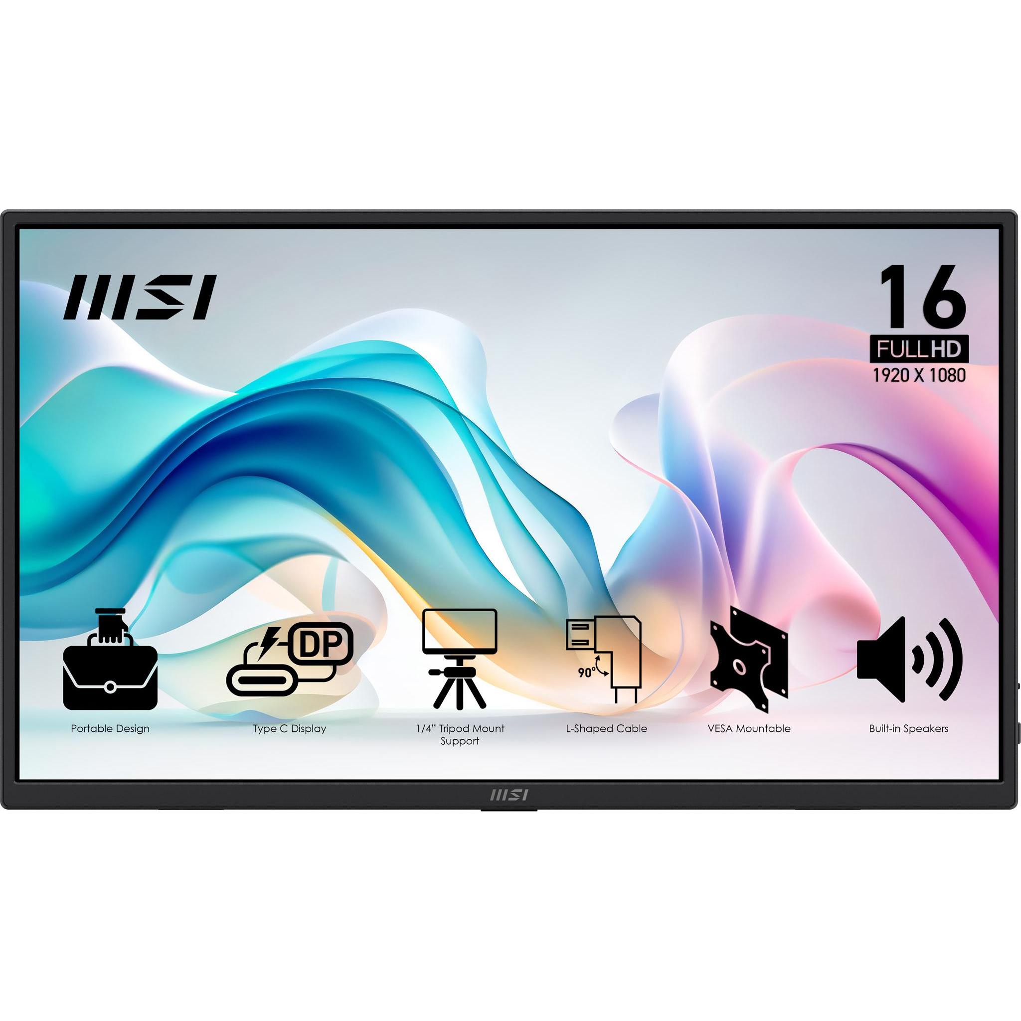 Msi Nero Pro Mp165 E6 (1920 X 1080 Pixel, 15.60"), Monitor,