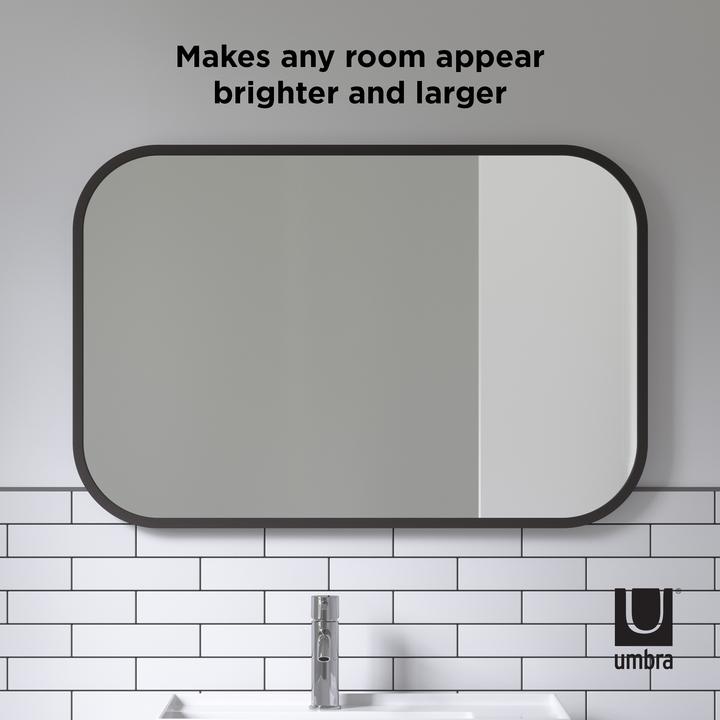 Actual product image Umbra Hub Rectangle Wall Mirror (91 x 3 x 61 cm)