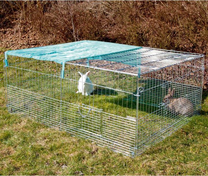 Kerbl Jungtierfreilaufgehege mit Ausbruchsperre 144x112x60cm
