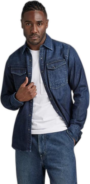 Produktbild G-Star Schmal geschnittenes Jeans-Überhemd (S)