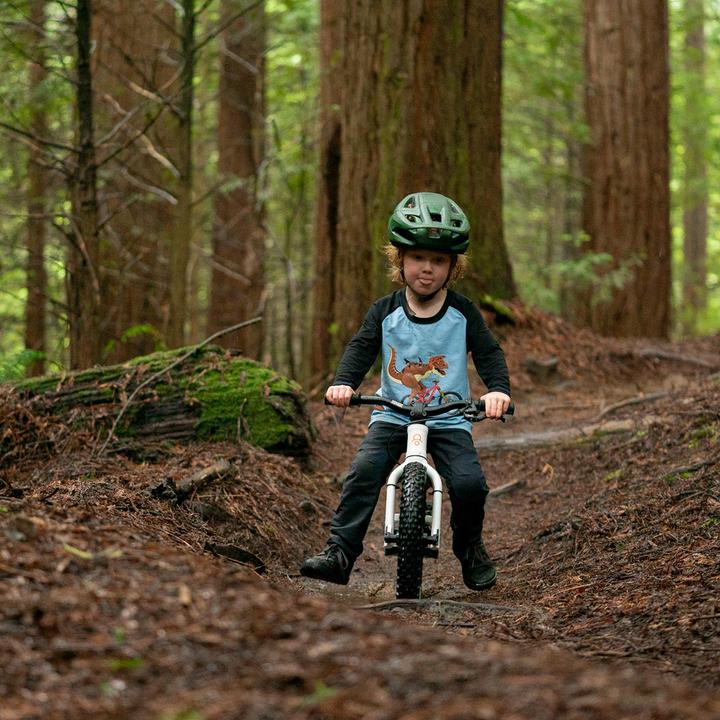 Actual product image Kids Ride Shotgun Dino Windproof Kids MTB Jersey (92)