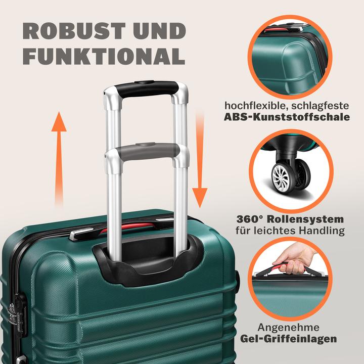 Produktbild Monzana Hartschalenkoffer 4er Set (120 l)