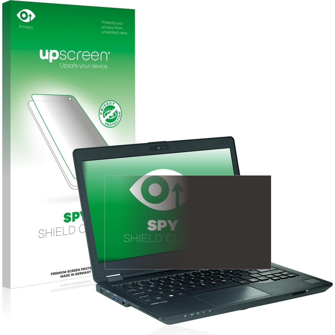 upscreen Spy Shield Blickschutzfolie (12.50", 16 : 9), Notebook Schutzfolie