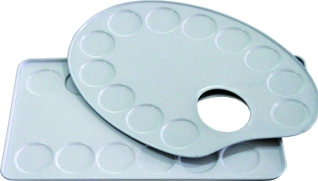 Actual product image Talens Colour palette oval 12.6 x 18.5 cm, 12 bowls