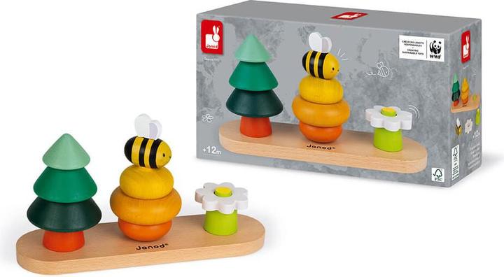 Actual product image Janod Stacking toys forest