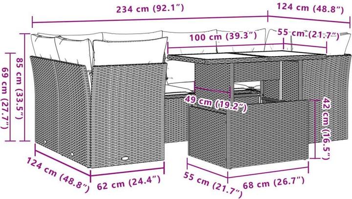 Produktbild vidaXL Amora