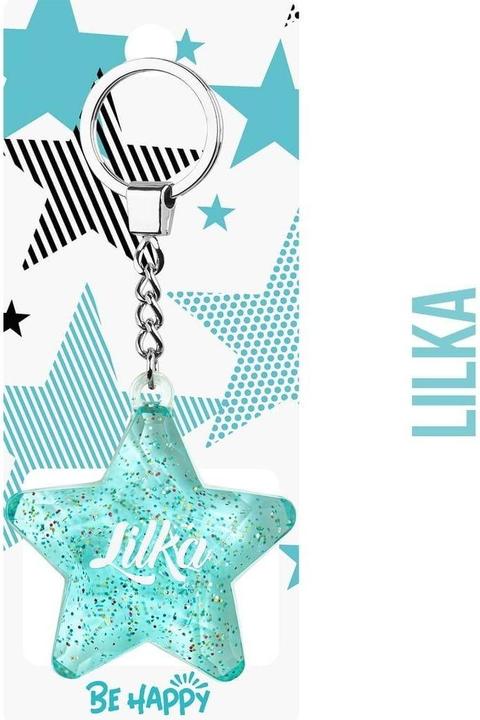 Actual product image Happy Color Schlüsselanhänger Stern Lilka