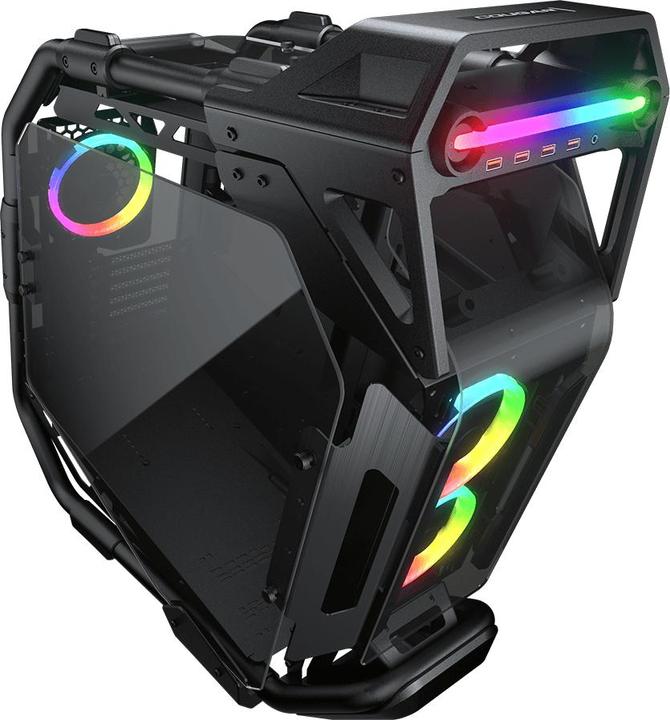 Actual product image Cougar Boitier Moyen Tour ATX Cratus avec panneaux vitrés (Noir) (ATX, SSI CEB, mATX, Mini-ITX)