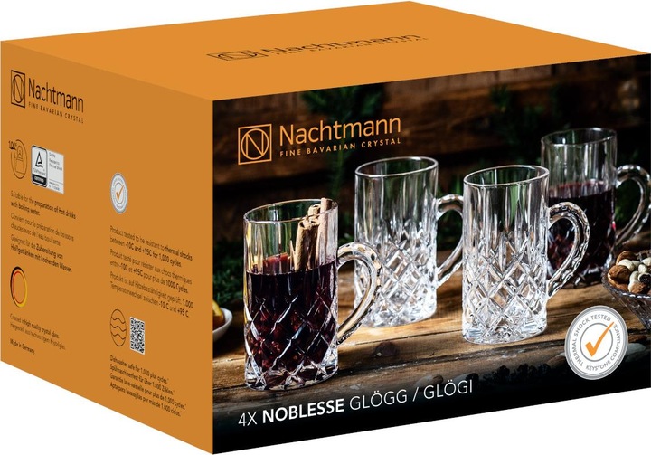 Actual product image Nachtmann Mulled wine glasses Noblesse (25 cl, 4 Glasses, White wine glasses)