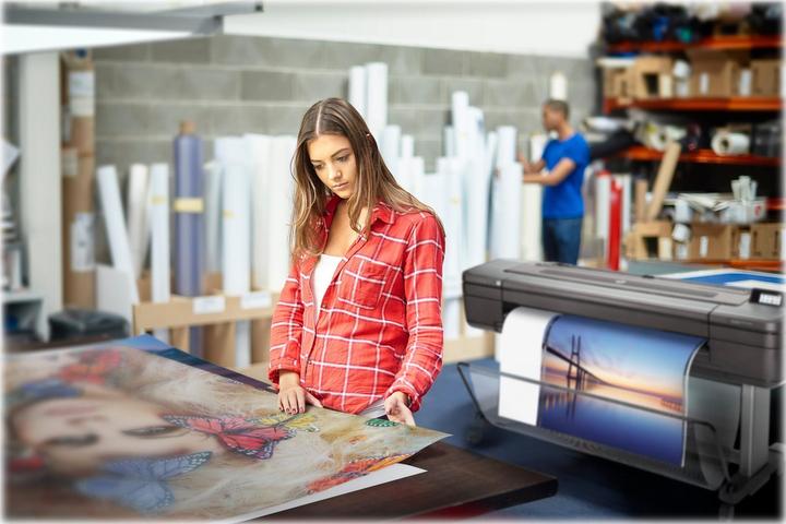 Produktbild HP Z9+ PS, 44" DesignJet (Thermodirekt, Farbe)