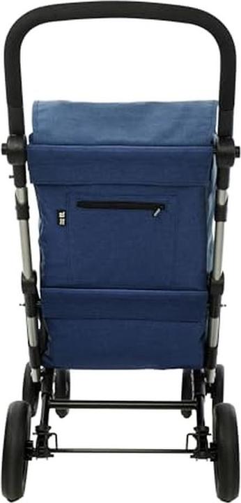 Immagine prodotto Carlett Carrello della spesa pieghevole con gancio regalo, 4 ruote, grande capacità