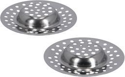 Productafbeelding Westmark 2 Afvoerzeven/overgietfilters, ø 7 cm, Rond, Roestvrij staal, Zilver, 52082270