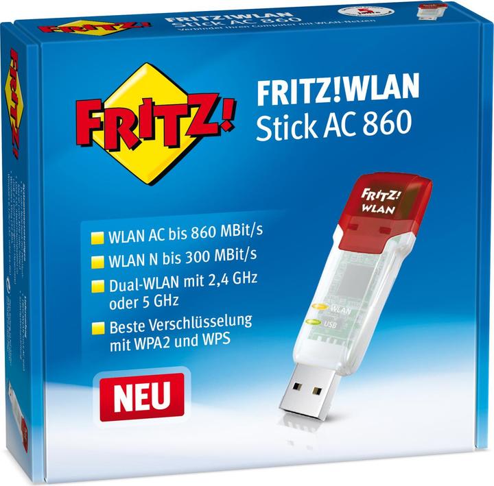 Produktbild FRITZ! WLAN Stick AC 860 (USB)