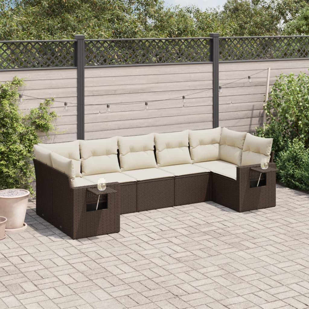 Thumbnail - VidaXL, Gartenlounge, 10-tlg. Garten-Lounge-Set mit Kissen