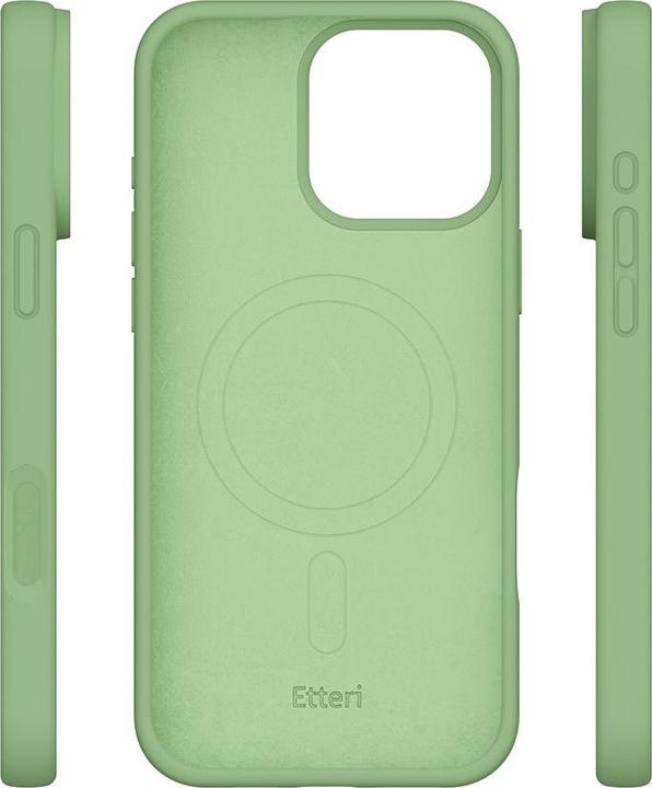 Produktbild Etteri Silicone Mag case for iPhone 16 Pro Max 6,9" light green (Apple iPhone 16 Pro Max)